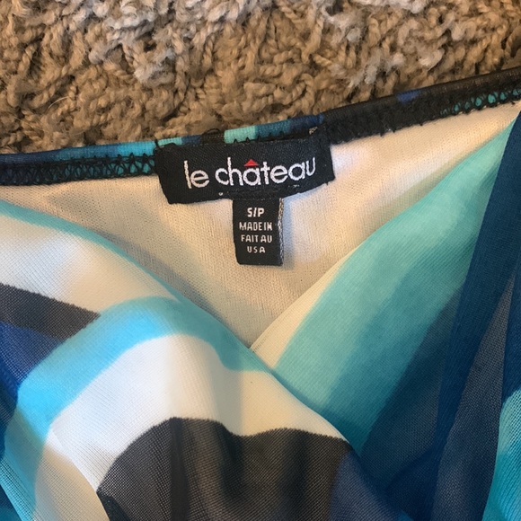 Le Chateau dress, size: Small, Multi-coloured - Blues, white, black - Picture 9 of 10